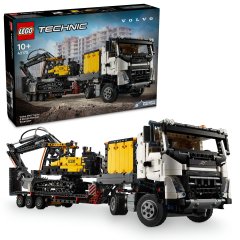 Конструктор LEGO TECHNIC Грузовик Volvo FMX и Электрический экскаватор EC230 42175