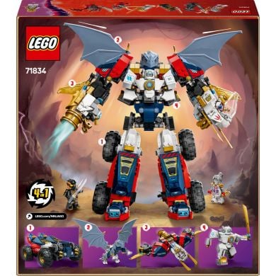 Конструктор Ультраобʼєднувальний робот Зейна LEGO Ninjago 71834