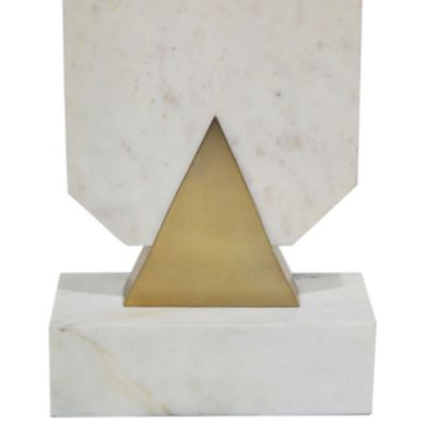 Лампа MACAEL белый мрамор + GOLD MATT 26x10x58см Fancy home collection 620-317