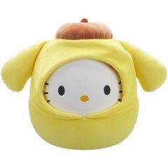 Мягкая игрушка SQUISHMALLOWS серии Хелоу Китти ХЕЛОУ КИТТИ В ОБРАЗЕ ПОМПОМПУРИН (20 см) SQSN00387