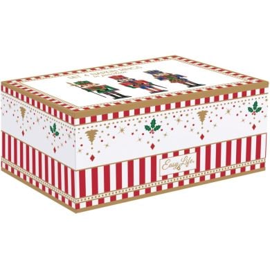 Набор 4 салфеточкодержателей &Oslash; 4,5см из фарфора в коробке NUTCRACKER POZZI MILANO 2192NUTC