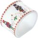 Набор 4 салфеточкодержателей &Oslash; 4,5см из фарфора в коробке NUTCRACKER POZZI MILANO 2192NUTC