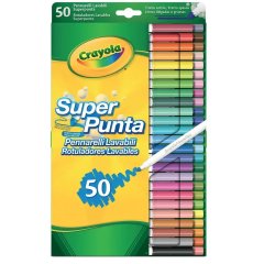 Набір фломастерів Supertips (washable), 50 шт Crayola 7555