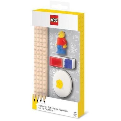 Набір канцелярського приладдя міні-фігурка, олівці, точилка, ластик LEGO 4003055-52053