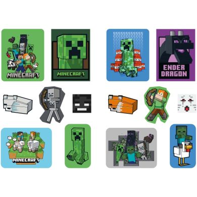 Набор наклейок 2D Yes Minecraft Heroes 708530