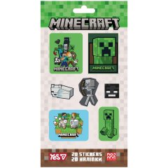 Набір наліпок 2D Yes Minecraft Heroes 708530