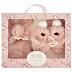 Набор подарочных пинеток розового цвета, 0-6 мес DouDou DC4259
