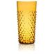 Набор стаканов для напитков 2 шт Amber Hobnail 400 мл KLIMCHI Желтый 21013/400-85/27A
