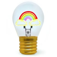 Настольная лампа в форме лампочки Радуга Legami CLB0008