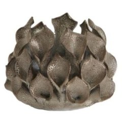 Подсвечник для свечи-таблетки &Oslash;10x8 см SOREJA, фарфор, бронзовый Light&Living 7793850