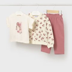 Спортивный костюм из 3 предметов для младенцев Mayoral 80 Розовый 1830