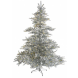 Серебряное дерево-елка 1150LED с цветными или желтыми огнями + 6 других функций, высота 180 см. SHISHI 58612