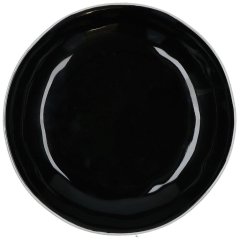 Тарілка для супу 20,5 см Shiny Black NOIR Unitable Rose&Tulipani R133400002, 20