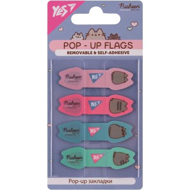 Закладки Pop-up Yes Pusheen, пластик, 80 шт 170443