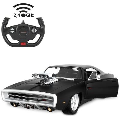 Автомобіль на радіокеруванні, д-рі/відч.Dodge Charger R/T 1970 1:16, чорний, 2.4МГц Jamara 402117