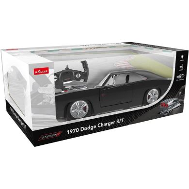 Автомобіль на радіокеруванні, д-рі/відч.Dodge Charger R/T 1970 1:16, чорний, 2.4МГц Jamara 402117