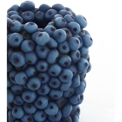 Декоративна ваза &Oslash;14x16,5 cm BERRIES т.блакитний Light&Living 5744775