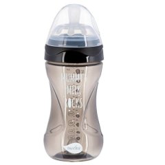 Детская Антиколиковая бутылочка Nuvita Mimic Cool 250мл черная NV6032BLACK