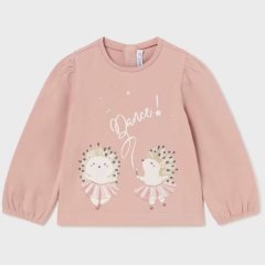 Детская туника с буфами Mayoral 74 Розовый 2053