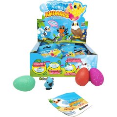 Растущая игрушка в яйце «Eggy Animals» ПТАШКИ (12 шт., в дисплее) #Sbabam 91/CN22-CDU