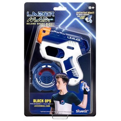 Іграшковий набір Silverlit Lazer M.A.D. Black Ops, міні-бластер, мішень LM-86861
