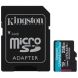 Карта пам'яті Kingston microSD 256GB C10 UHS-I U3 A2 R170/W90MB/s + SD SDCG3/256GB