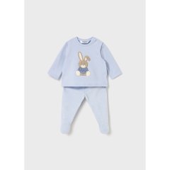Комплект ползунки, кофта с длинным рукавом Mayoral 62 Голубой 2566