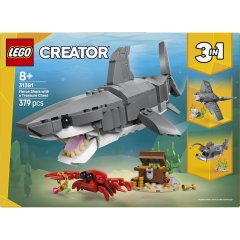 Конструктор LEGO Creator Лютая акула со сундуком сокровищ 31381