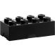 Восьмиточечный черный бокс для хранения Х8 Lego 40231733