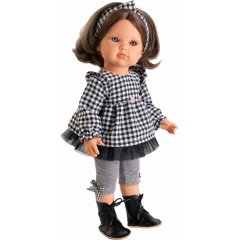 Кукла Белла в платье в клетку для шоппинга, 45 см, Antonio Juan (Антонио Хуан) 28224