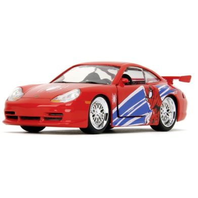 Машина металлическая Jada Марвел. Человек-паук Порше 911 GT3 RS (996), масш. 1:32, 8+ 253222020