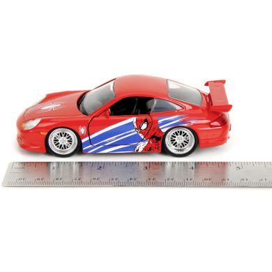 Машина металлическая Jada Марвел. Человек-паук Порше 911 GT3 RS (996), масш. 1:32, 8+ 253222020