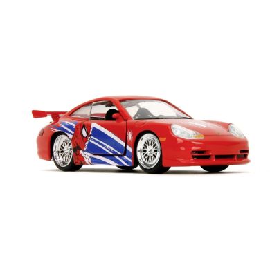 Машина металлическая Jada Марвел. Человек-паук Порше 911 GT3 RS (996), масш. 1:32, 8+ 253222020