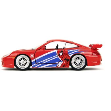 Машина металлическая Jada Марвел. Человек-паук Порше 911 GT3 RS (996), масш. 1:32, 8+ 253222020