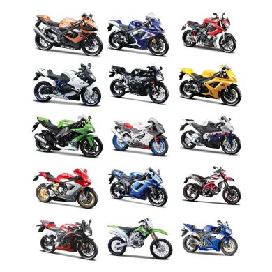 Іграшковий мотоцикл Maisto 1:12 в асортименті 31101-1
