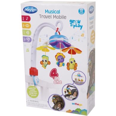 Музыкальный мобиль PlayGro Подводный мир 185479, Разноцветный