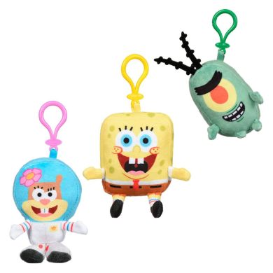 М'яка іграшка-брелок SpongeBob Mini Key Plush SpongeBob в асортименті EU690400