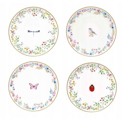 Набор из 2 фарфоровых тарелочек диаметром 16 см FANCY GARDEN POZZI MILANO I004R1372FGAR