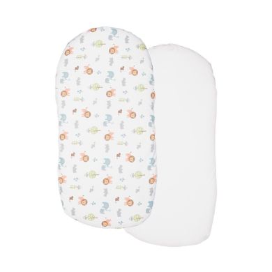 Набор простыней для кроватки Chicco Baby Hug 4 в 1 белый 2 шт. 05010.45, детский