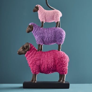 Настольная лампа Colorful Sheep розовая, 35x20x67,5 см Werner Voss 56529
