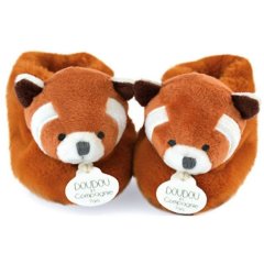 Пинетки Рудая Панда в подарочной коробке 0-6 мес DouDou DC4000