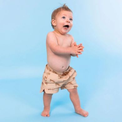 Плавки-шорты Коричневый Леопард Animal 110/116 Swim Essentials 2024SE1520
