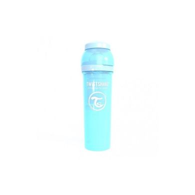 Антиколькова пляшечка Twistshake 260мл, світло-блакитна 78256
