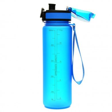 Пляшка для води UZspace блакитна 500 мл 3026, Блакитний