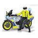 Поліцейський мотоцикл Патрулювання з фігуркою, звукові і світлові ефекти, 17 см, 3+ DICKIE TOYS 3712018