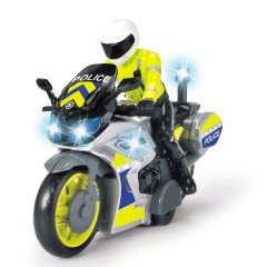 Полицейский мотоцикл Патрулирование с фигуркой, звуковые и световые эффекты, 17 см, 3+ DICKIE TOYS 3712018