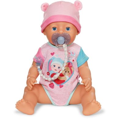 Пустышка для куклы BABY BORN на клипсе (голубая) 838679-1