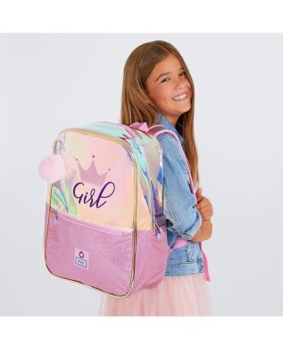 Рюкзак для девочки «SUPER GIRL» 32х43х15 ENSO (Энсо) 9312361