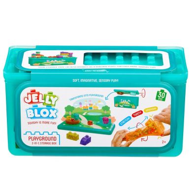 Сенсорный конструктор JELLY BLOX В КЕЙСЕ 2 В 1: ИГРОВАЯ ПЛОЩАДКА 934959