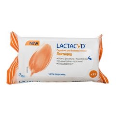 Серветки для інтимної гігієни Lactacyd 15 шт 5000008224 5391520945649